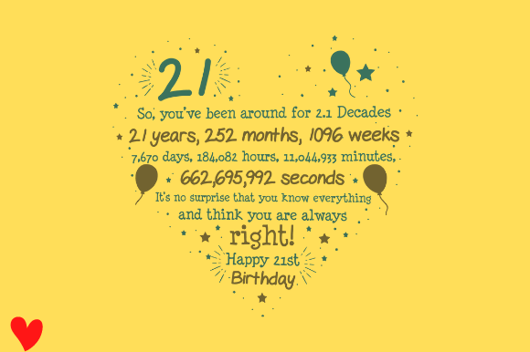 21st Birthday Gift Design Review