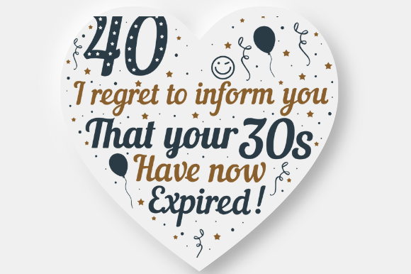 40TH BIRTHDAY Embroidery Design Review