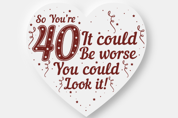 40th Birthday Sign Embroidery Review