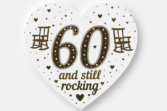 60th Birthday Gift for Mum Dad Nan