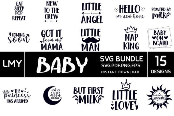 Baby Quotes Bundle Newborn Svg Review
