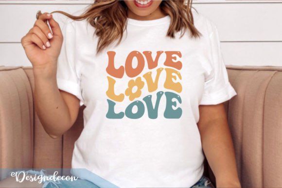 Love Repeat Word Retro Wavy SVG Review
