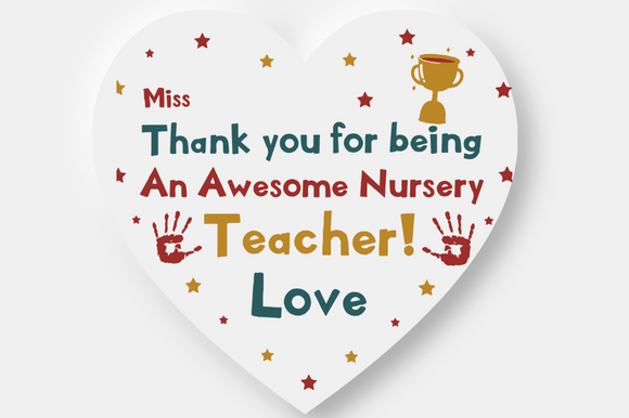 Nursery Teacher Gift Embroidery Review