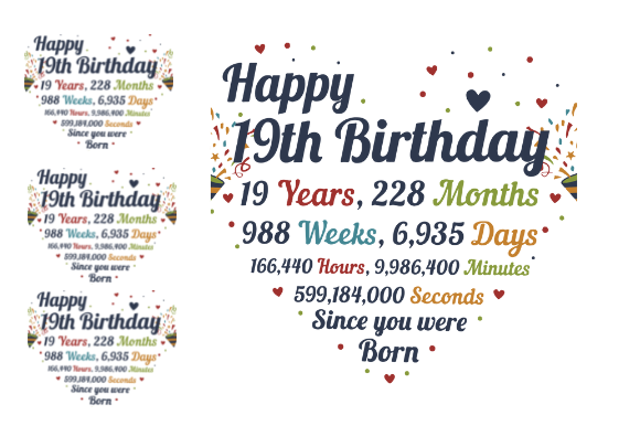 Reviewing 19TH BIRTHDAY GIFTS 19TH CARD